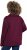 Ulla Popken Chain Fringe Smooth Fleece Sweatshirt Dark Wine Red - Mikiny & mikiny s kapucí - 