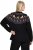 Ulla Popken Norwegian Style Christmas Sweater Black - Mikiny & mikiny s kapucí - 