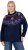 Ulla Popken Norwegian Style Christmas Sweater Blue - Mikiny & mikiny s kapucí - 