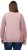 Ulla Popken Mixed Knit Patch Look Sweatshirt Old Pink - Mikiny & mikiny s kapucí - 