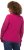 Ulla Popken Shaker Stitch Cropped Gathered Sweater Fuchsia Pink - Mikiny & mikiny s kapucí - 