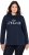 Ulla Popken Moin Graphic Sweatshirt Navy - Mikiny & mikiny s kapucí - 