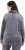 Ulla Popken Velour Loungewear Jacket Dark Grey - Mikiny & mikiny s kapucí - 