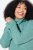 Ulla Popken Asymmetric Zipper Turtleneck Sweater Green - Mikiny & mikiny s kapucí - Pohodlné mikiny, hoodie a pleteniny