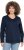 Ulla Popken Stripe Panel Long Sleeve V-Neck Sweatshirt Navy - Mikiny & mikiny s kapucí - 