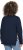 Ulla Popken Stripe Panel Long Sleeve V-Neck Sweatshirt Navy - Mikiny & mikiny s kapucí - 