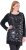 Ulla Popken Sequined Soft Fine Knit Sweater Black - Mikiny & mikiny s kapucí - 
