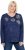 Ulla Popken Metallic Print Extra Soft Christmas Sweatshirt Ink Blue - Mikiny & mikiny s kapucí - 