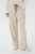Kaffe Curve Sirana Pants Beige Melange/Black Stripe - Látkové kalhoty - 