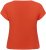 Kaffe Curve Jena V-Neck T-Shirt Grenadine Red - Trička - 