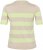 Kaffe Curve Lizzy Pruhovaný svetr Béžová/Zelená - Potištěná trička pro ženy - 