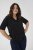 Kaffe Curve Phoelina T-Shirt Black - Trička - 
