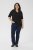 Kaffe Curve Phoelina T-Shirt Black - Trička - 