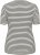 Kaffe Curve Lia Flower T-Shirt Chalk/Deep Black - Trička - 