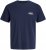 Jack & Jones Brandon T-Shirt Blue - Trička - Trička nadměrné velikosti - 2XL-14XL