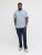 Jack & Jones Brandon T-Shirt Celestial Blue - Trička - Trička nadměrné velikosti - 2XL-14XL