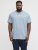 Jack & Jones Brandon T-Shirt Celestial Blue - Trička - Trička nadměrné velikosti - 2XL-14XL