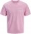 Jack & Jones Brandon T-Shirt Pink - Trička - Trička nadměrné velikosti - 2XL-14XL