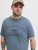 Jack & Jones Edenver T-Shirt Blue - Trička - Trička nadměrné velikosti - 2XL-14XL