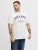Jack & Jones Edenver T-Shirt White - Trička - Trička nadměrné velikosti - 2XL-14XL