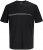 Jack & Jones Cofusion T-Shirt Black - Trička - Trička nadměrné velikosti - 2XL-14XL