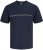 Jack & Jones Cofusion T-Shirt Navy - Trička - Trička nadměrné velikosti - 2XL-14XL