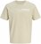 Jack & Jones Blaneo Short Sleeve T-shirt Beige - Trička - Trička nadměrné velikosti - 2XL-14XL