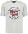 Adamo Motivshirt Comfort Fit College Grey - Trička - Trička nadměrné velikosti - 2XL-14XL