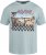 North Latitude 61352 AC/DC Tričko Prachově Modrá - Trička - Trička nadměrné velikosti - 2XL-14XL