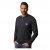 JP1880 T-Shirt Henley Long Sleeve Black TALL - PÁNSKÉ OBLEČENÍ MT-6XLT - TALL-velikosti