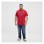 North Latitude Logo T-Shirt Red - Trička - Trička nadměrné velikosti - 2XL-14XL