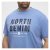 North Latitude Denim Printed Logo T-Shirt Dusty Blue - Trička - Trička nadměrné velikosti - 2XL-14XL