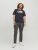 Jack & Jones Logan T-Shirt Navy - Trička - Trička nadměrné velikosti - 2XL-14XL