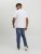 Jack & Jones Conrad T-Shirt White - Trička - Trička nadměrné velikosti - 2XL-14XL