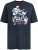 D555 Derby T-Shirt Rhythm and Rides Navy - Trička - Trička nadměrné velikosti - 2XL-14XL