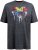D555 Coalville T-Shirt Skulls with Colored Drips Navy Twist - Trička - Trička nadměrné velikosti - 2XL-14XL