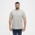 North Latitude T-Shirt O-Neck Grey Melange TALL - TALL trička - Prodloužená pánská trička