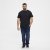 North Latitude T-Shirt O-Neck Black TALL - TALL trička - Prodloužená pánská trička