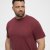 North Latitude T-Shirt O-Neck Bordeaux TALL - TALL trička - Prodloužená pánská trička