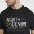 North Latitude Denim Printed T-Shirt Black TALL - TALL trička - Prodloužená pánská trička