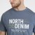 North Latitude Denim Printed T-Shirt Blue Melange TALL - TALL trička - Prodloužená pánská trička