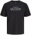 Jack & Jones Kevin Tričko Černé - Trička - Trička nadměrné velikosti - 2XL-14XL