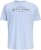 Jack & Jones Kevin Tričko Modré - Trička - Trička nadměrné velikosti - 2XL-14XL