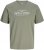 Jack & Jones Kevin Tričko Šedé - Trička - Trička nadměrné velikosti - 2XL-14XL