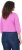 Ulla Popken Versatile Surplice Wrap Tie Hem Bolero Top Cool Pink - Trička - 