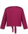 Ulla Popken Versatile Surplice Wrap Tie Hem Bolero Top Magnolia Red - Trička - 