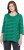 Ulla Popken Striped 3/4 Sleeve A-Line Tee Moss Green - Trička - 
