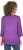 Ulla Popken UNIQUE Embroidered 3/4 Sleeve Tee Purple - Trička - 