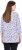 Ulla Popken Graphic Flower A-Line 3/4 Sleeve Tee Lavender - Trička - 
