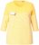 Ulla Popken Paper Boat Print 3/4 Sleeve Tee Sun Yellow - Potištěná trička pro ženy - 